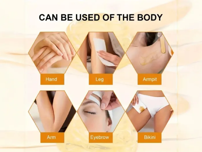 ⁦شمع رول إزالة الشعر الاحترافي بالعسل نعومة تدوم طويلاً⁩ - الصورة ⁦3⁩