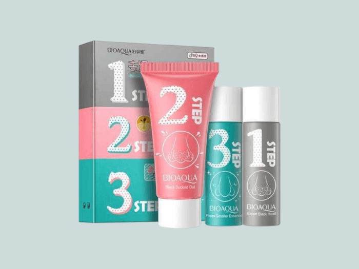 ⁦مجموعة بايو أكوا BIOAQUA لإزالة الرؤوس السوداء 3 خطوات⁩ - الصورة ⁦2⁩