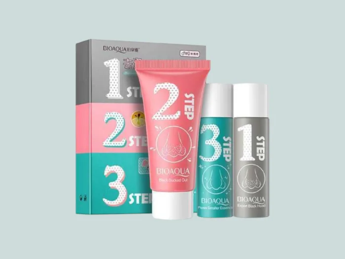 ⁦مجموعة بايو أكوا BIOAQUA لإزالة الرؤوس السوداء 3 خطوات⁩ - الصورة ⁦2⁩