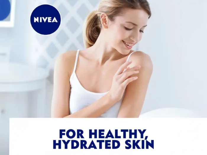 ⁦كريم نيفيا المرطب للبشرة والجسم يوفر ترطيب صحي عميق يدوم 24 ساعة⁩ - الصورة ⁦3⁩