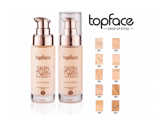 ⁦كريم أساس سكين توين من توب فيس Topface لتغطية مثالية وبشرة طبيعية⁩ - الصورة ⁦2⁩