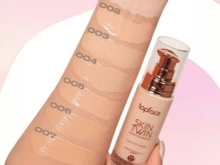 ⁦كريم أساس سكين توين من توب فيس Topface لتغطية مثالية وبشرة طبيعية⁩ - الصورة ⁦3⁩