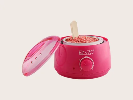 جهاز العروسة لتسخين شمع إزالة الشعر من إنزو ENZO لنعومة فائقة ونتائج صالونات التجميل في منزلك