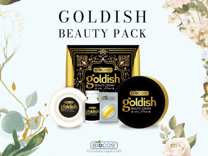 ⁦مجموعة بايوكوس جوديش الذهبية Biocos Goldish Beauty لإشراقة ملكية وبشرة لا تشوبها شائبة⁩ - الصورة ⁦4⁩
