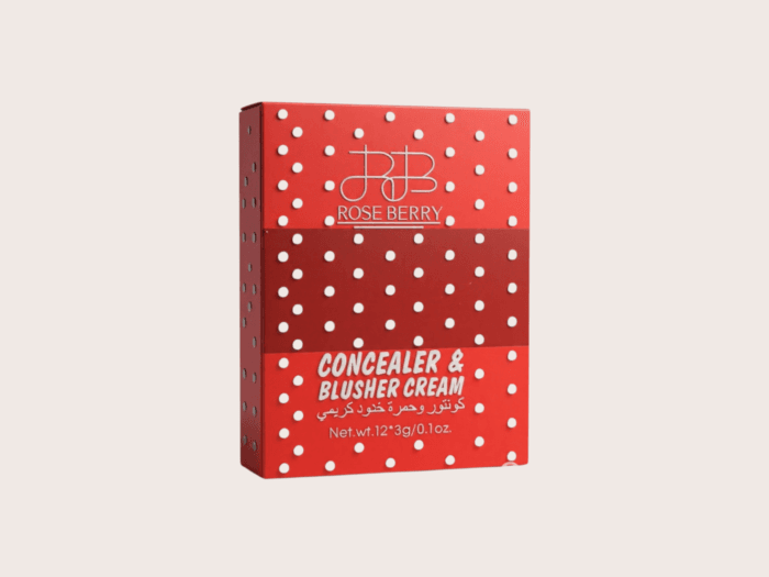 ⁦باليت روز بيري Rose Berry الاحترافي للكونسيلر والتصحيح وبلاشر الكريم⁩ - الصورة ⁦2⁩