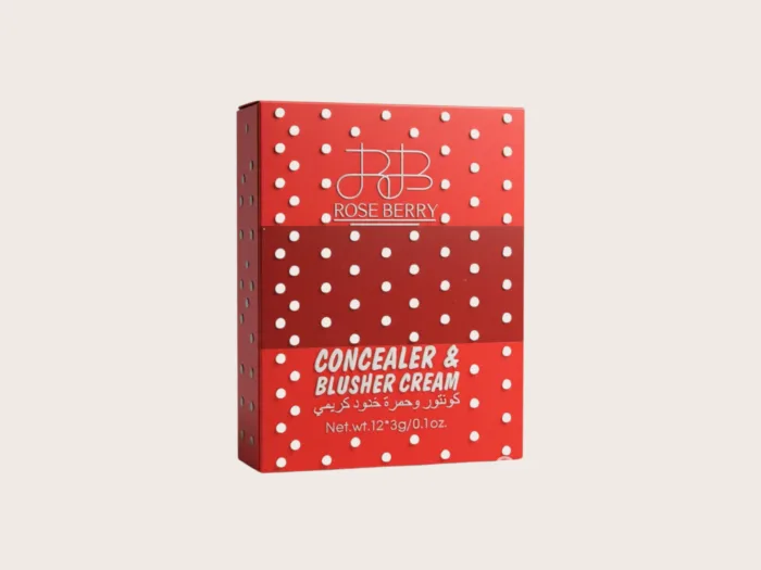 ⁦باليت روز بيري Rose Berry الاحترافي للكونسيلر والتصحيح وبلاشر الكريم⁩ - الصورة ⁦2⁩