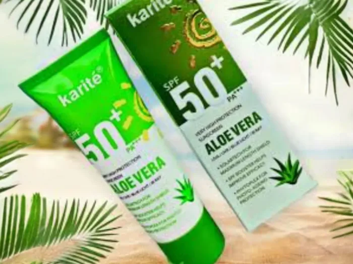 ⁦واقي شمس كاريته Karité بخلاصة الألوفيرا بعامل حماية فائقة SPF 50+⁩ - الصورة ⁦4⁩