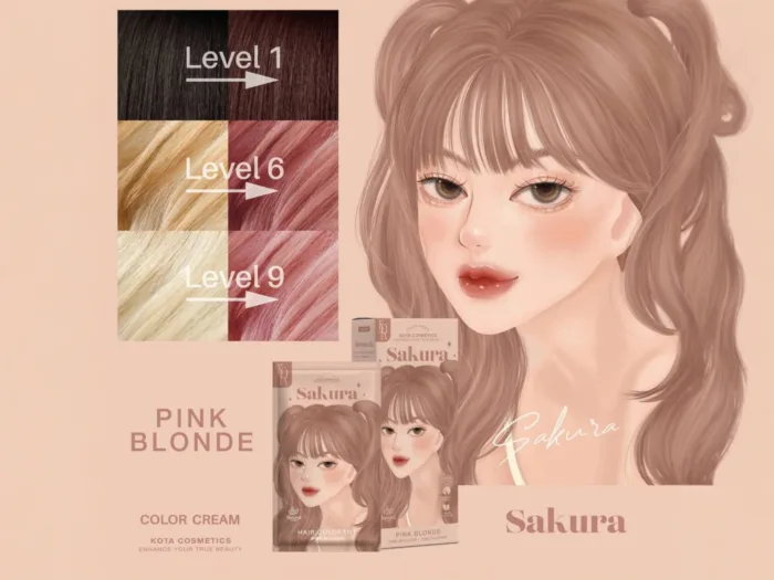 صبغة الشعر كوتا العضوية لون ساكورا صورة ٣